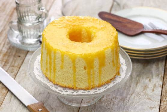 fluffy lemon chiffon cake
