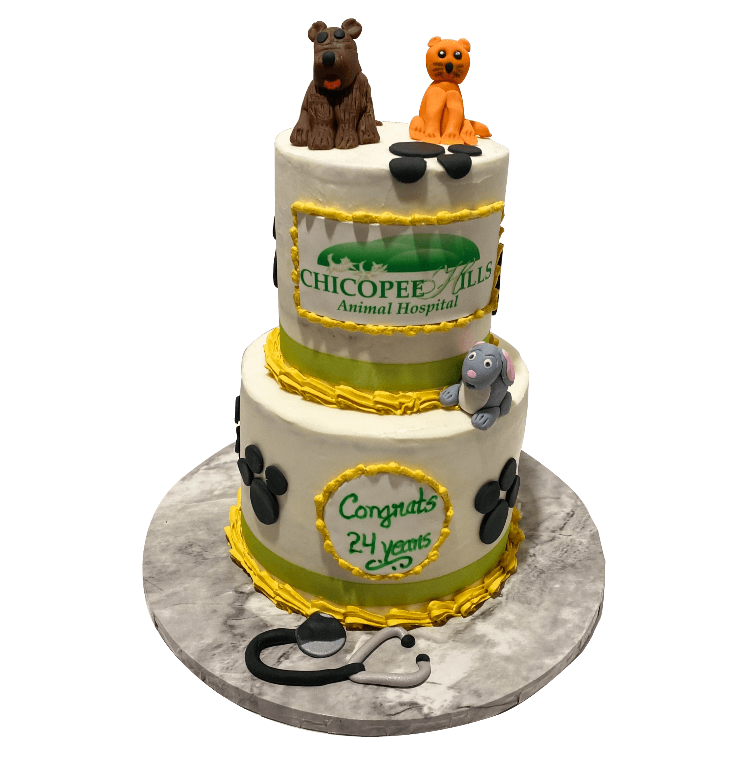 Animal Hospital Anniversary cake