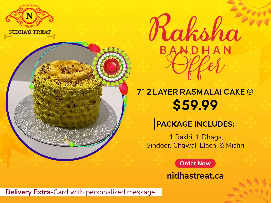 Rakhi Offers 2021, Rakhi and cake delivery in Ontario Canada