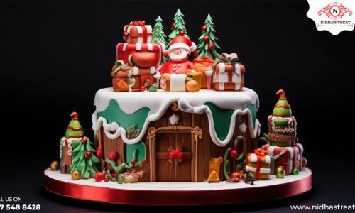 Santa's Chimney Adventure Cake